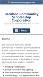 Mobile Screenshot of barabooscholarships.com